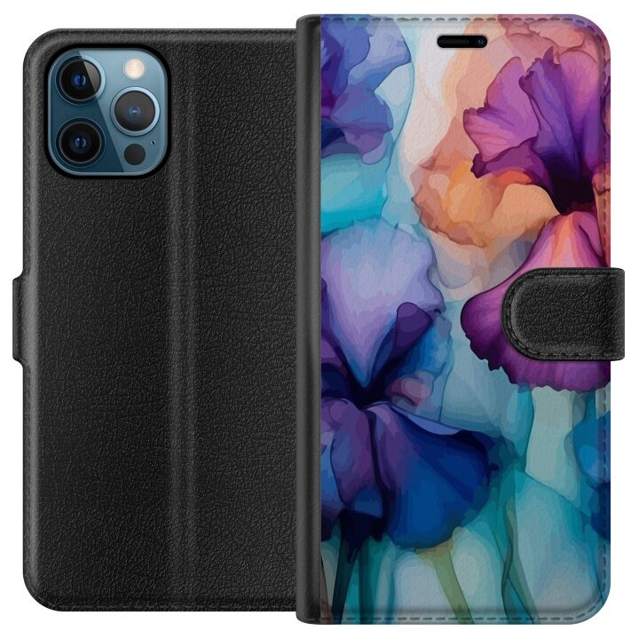 Portemonnee-hoesje voor Apple iPhone 12 Pro met Magische bloemen ontwerp in de groep SMARTPHONE & TABLETS / Mobielbescherming / Apple / Hobbykleuren bij TP E-commerce Nordic AB (A50273)