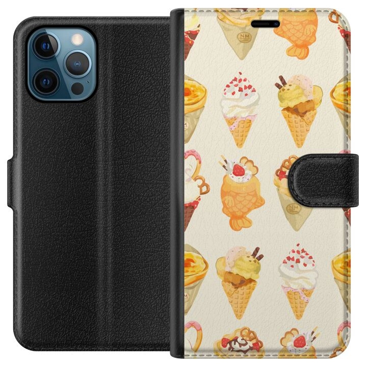 Portemonnee-hoesje voor Apple iPhone 12 Pro met Glasachtig ontwerp in de groep SMARTPHONE & TABLETS / Mobielbescherming / Apple / Hobbykleuren bij TP E-commerce Nordic AB (A50281)