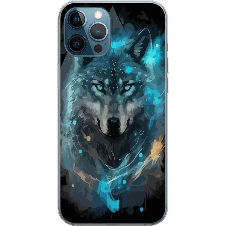 Mobiele hoes voor Apple iPhone 12 Pro met Wolf ontwerp in de groep SMARTPHONE & TABLETS / Mobielbescherming / Apple / Hobbykleuren bij TP E-commerce Nordic AB (A50302)