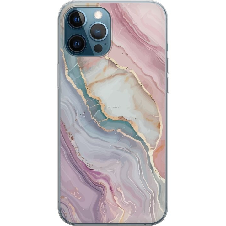 Mobiele hoes voor Apple iPhone 12 Pro met Marmer ontwerp in de groep SMARTPHONE & TABLETS / Mobielbescherming / Apple / Hobbykleuren bij TP E-commerce Nordic AB (A50319)