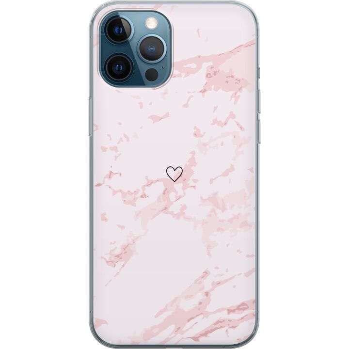 Mobiele hoes voor Apple iPhone 12 Pro met Roze Hart ontwerp in de groep SMARTPHONE & TABLETS / Mobielbescherming / Apple / Hobbykleuren bij TP E-commerce Nordic AB (A50320)