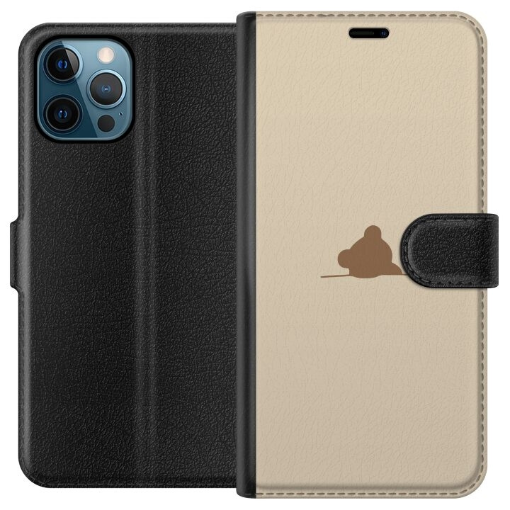 Portemonnee-hoesje voor Apple iPhone 12 Pro Max met Nalle ontwerp in de groep SMARTPHONE & TABLETS / Mobielbescherming / Apple / IPL en laser bij TP E-commerce Nordic AB (A50344)