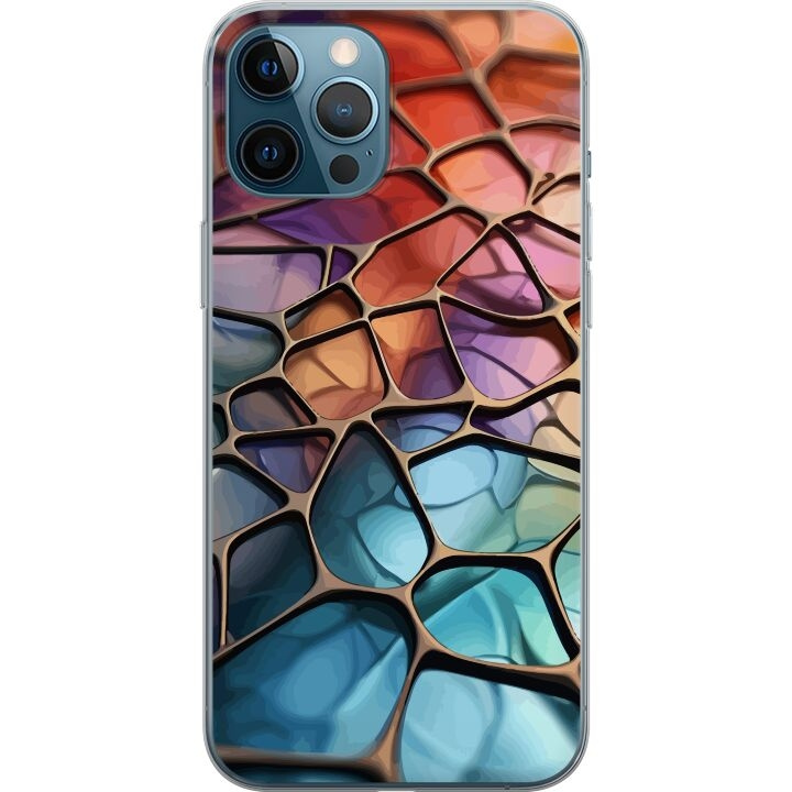 Mobiele hoes voor Apple iPhone 12 Pro Max met Metallic patroon ontwerp in de groep SMARTPHONE & TABLETS / Mobielbescherming / Apple / IPL en laser bij TP E-commerce Nordic AB (A50361)