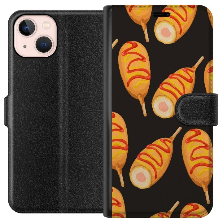 Portemonnee-hoesje voor Apple iPhone 13 mini met Kippenpoot ontwerp in de groep SMARTPHONE & TABLETS / Mobielbescherming / Apple / iPhone 13 Mini bij TP E-commerce Nordic AB (A50441)