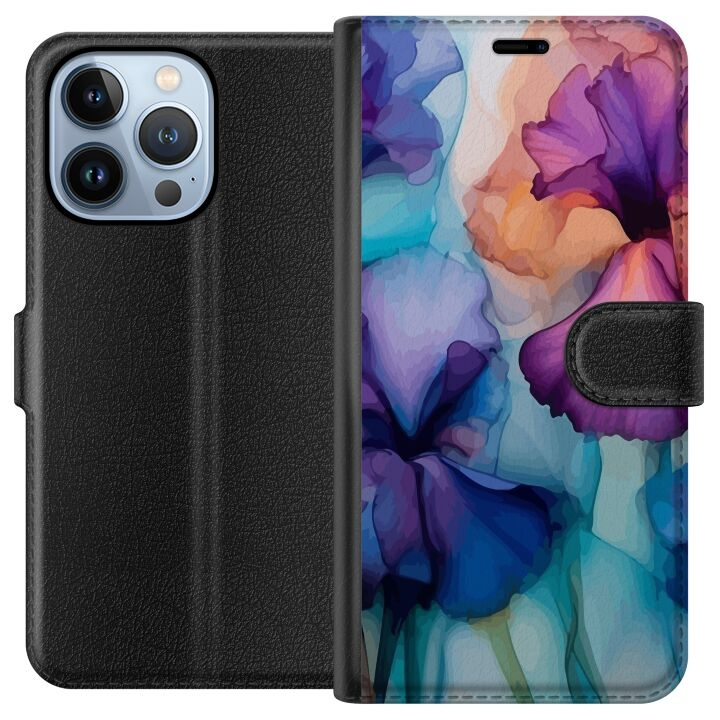 Portemonnee-hoesje voor Apple iPhone 13 Pro met Magische bloemen ontwerp in de groep SMARTPHONE & TABLETS / Mobielbescherming / Apple / iPhone 13 Pro bij TP E-commerce Nordic AB (A50489)