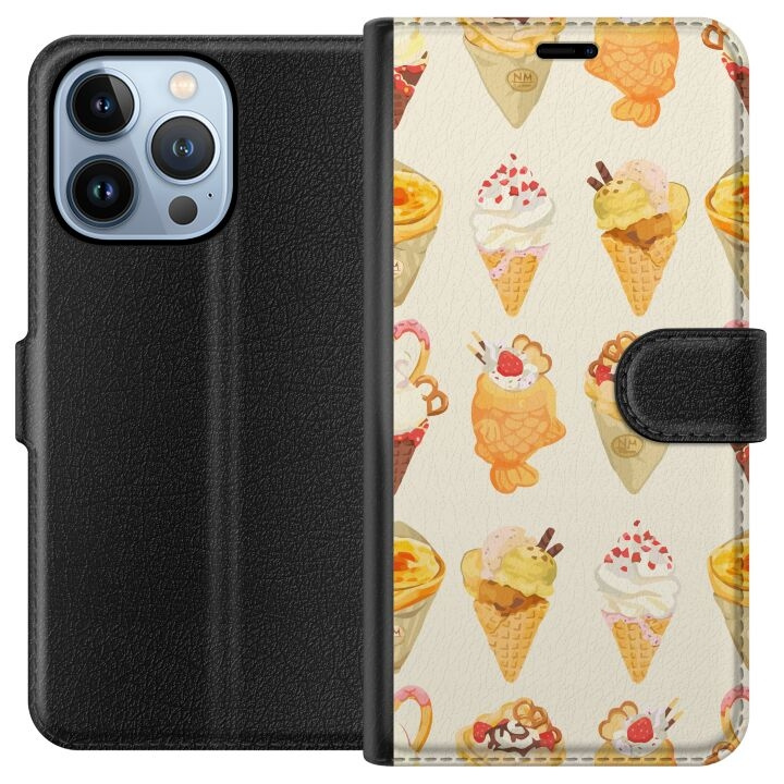 Portemonnee-hoesje voor Apple iPhone 13 Pro met Glasachtig ontwerp in de groep SMARTPHONE & TABLETS / Mobielbescherming / Apple / iPhone 13 Pro bij TP E-commerce Nordic AB (A50497)