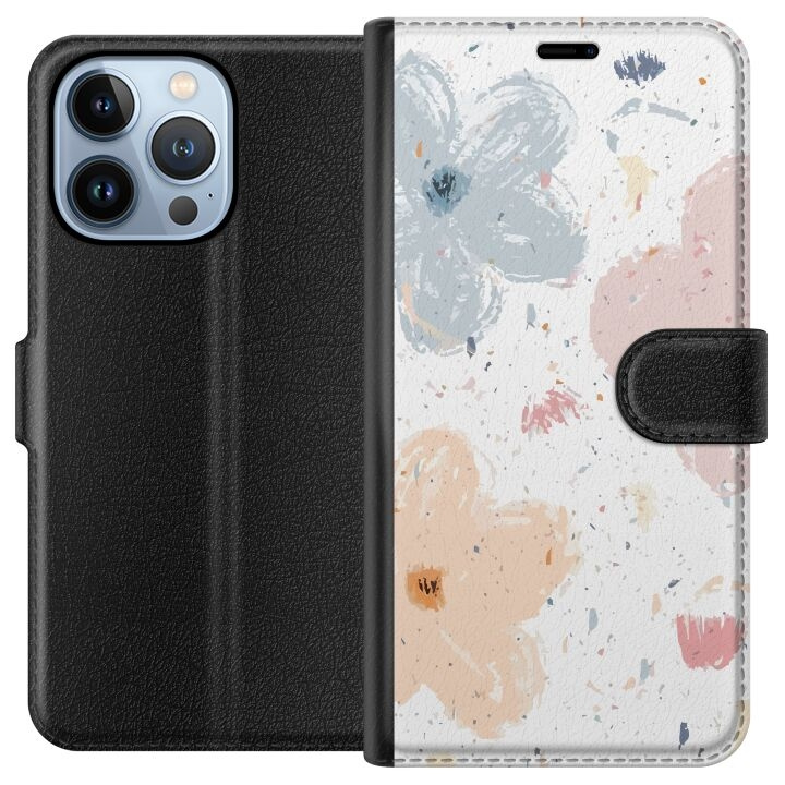 Portemonnee-hoesje voor Apple iPhone 13 Pro met Bloemen ontwerp in de groep SMARTPHONE & TABLETS / Mobielbescherming / Apple / iPhone 13 Pro bij TP E-commerce Nordic AB (A50498)