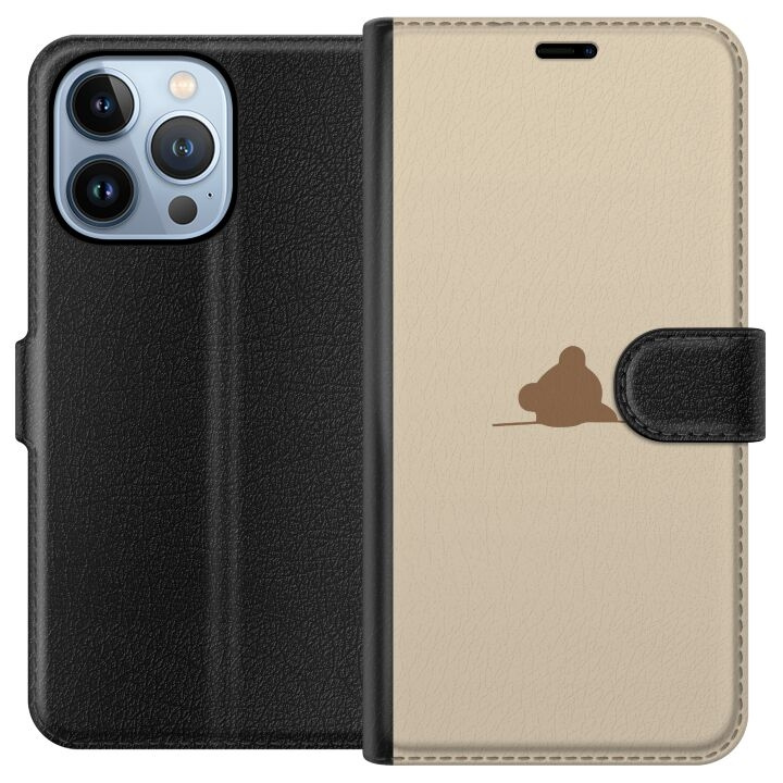 Portemonnee-hoesje voor Apple iPhone 13 Pro met Nalle ontwerp in de groep SMARTPHONE & TABLETS / Mobielbescherming / Apple / iPhone 13 Pro bij TP E-commerce Nordic AB (A50506)