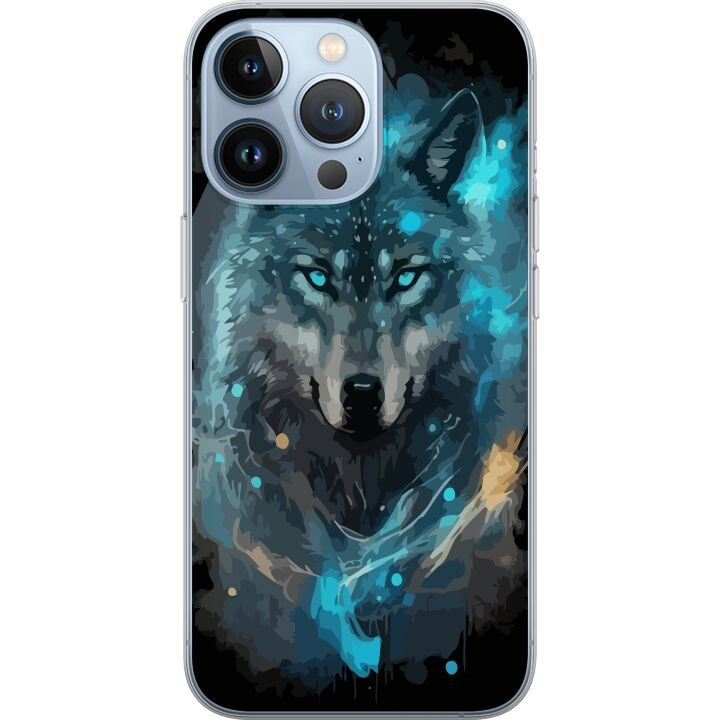 Mobiele hoes voor Apple iPhone 13 Pro met Wolf ontwerp in de groep SMARTPHONE & TABLETS / Mobielbescherming / Apple / iPhone 13 Pro bij TP E-commerce Nordic AB (A50518)