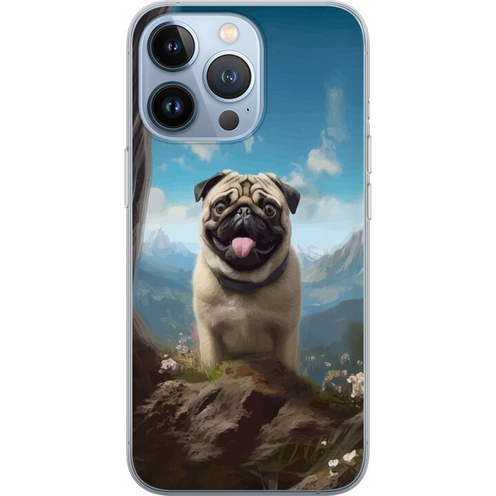 Mobiele hoes voor Apple iPhone 13 Pro met Blije Hond ontwerp in de groep SMARTPHONE & TABLETS / Mobielbescherming / Apple / iPhone 13 Pro bij TP E-commerce Nordic AB (A50531)