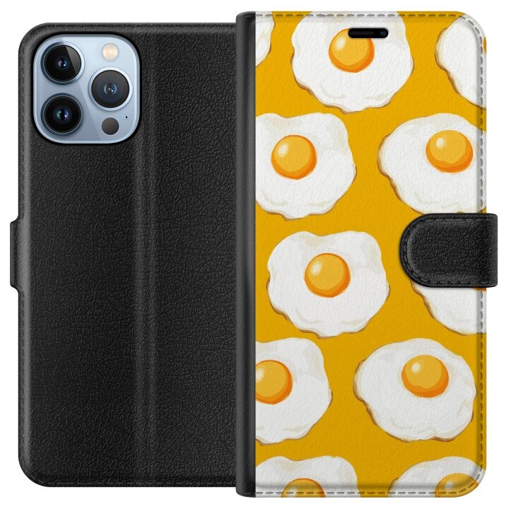 Portemonnee-hoesje voor Apple iPhone 13 Pro Max met Gebakken ei ontwerp in de groep SMARTPHONE & TABLETS / Mobielbescherming / Apple / iPhone 13 Pro Max bij TP E-commerce Nordic AB (A50542)