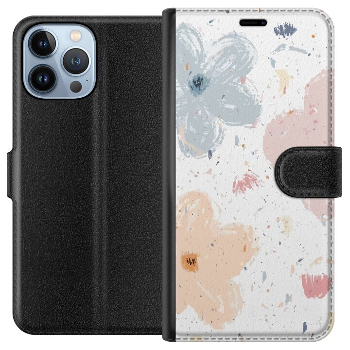 Portemonnee-hoesje voor Apple iPhone 13 Pro Max met Bloemen ontwerp in de groep SMARTPHONE & TABLETS / Mobielbescherming / Apple / iPhone 13 Pro Max bij TP E-commerce Nordic AB (A50552)