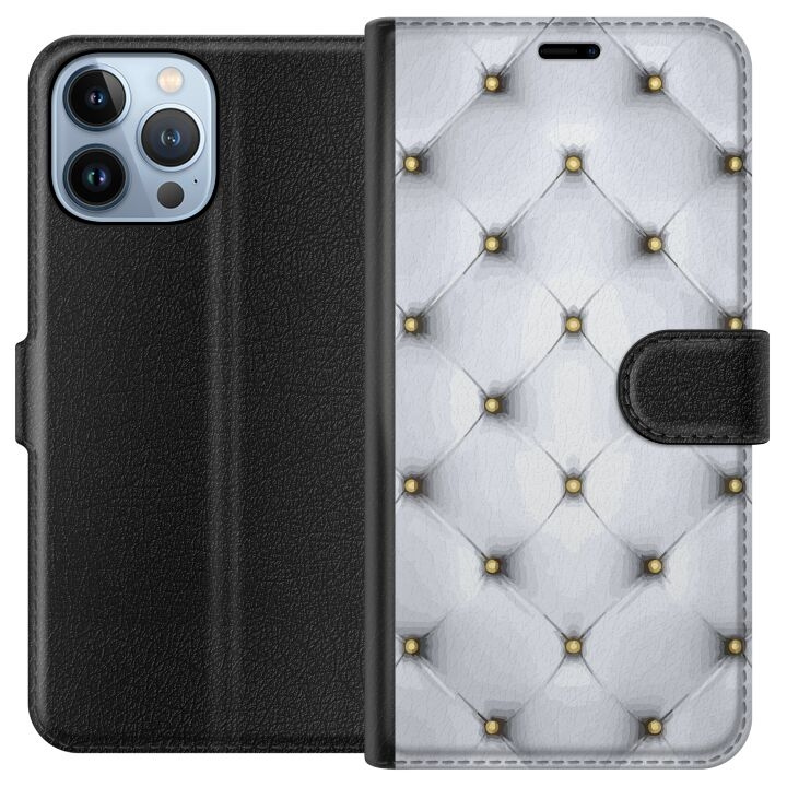 Portemonnee-hoesje voor Apple iPhone 13 Pro Max met Luxe ontwerp in de groep SMARTPHONE & TABLETS / Mobielbescherming / Apple / iPhone 13 Pro Max bij TP E-commerce Nordic AB (A50554)