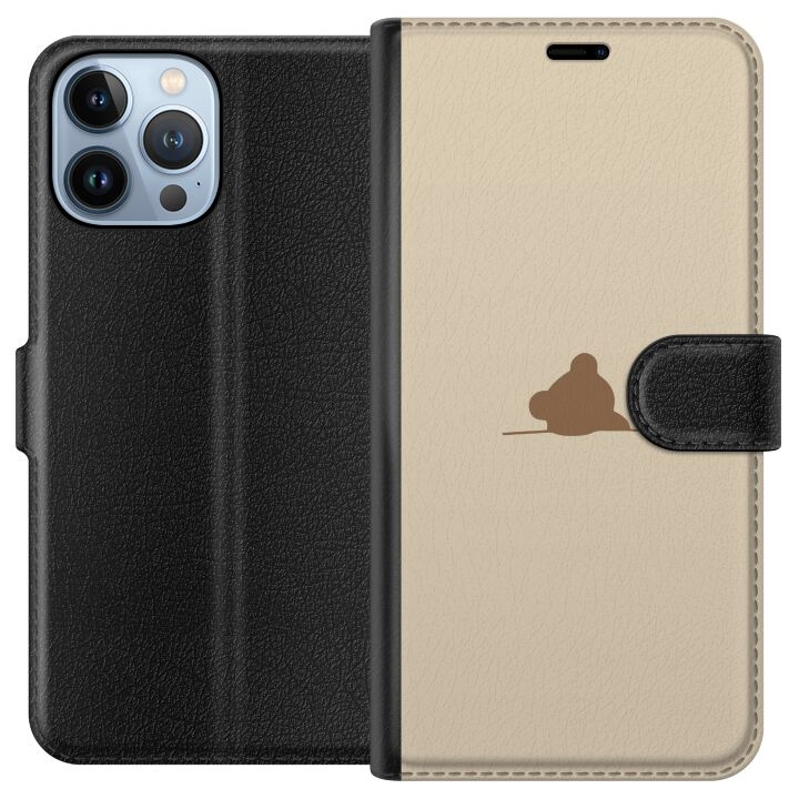 Portemonnee-hoesje voor Apple iPhone 13 Pro Max met Nalle ontwerp in de groep SMARTPHONE & TABLETS / Mobielbescherming / Apple / iPhone 13 Pro Max bij TP E-commerce Nordic AB (A50560)