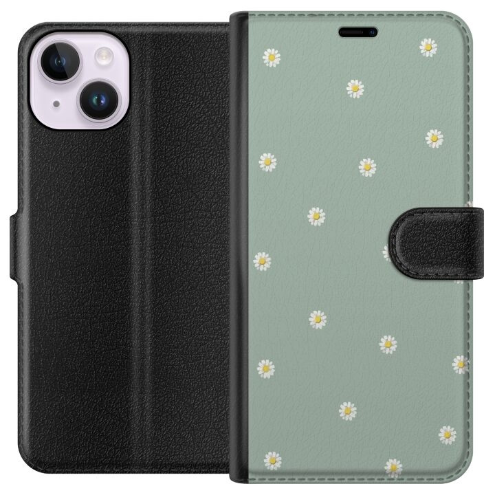 Portemonnee-hoesje voor Apple iPhone 14 met Priesterkragen ontwerp in de groep SMARTPHONE & TABLETS / Mobielbescherming / Apple / iPhone 14 bij TP E-commerce Nordic AB (A50598)