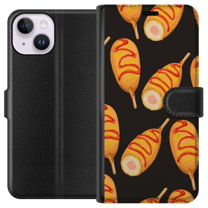 Portemonnee-hoesje voor Apple iPhone 14 met Kippenpoot ontwerp in de groep SMARTPHONE & TABLETS / Mobielbescherming / Apple / iPhone 14 bij TP E-commerce Nordic AB (A50603)