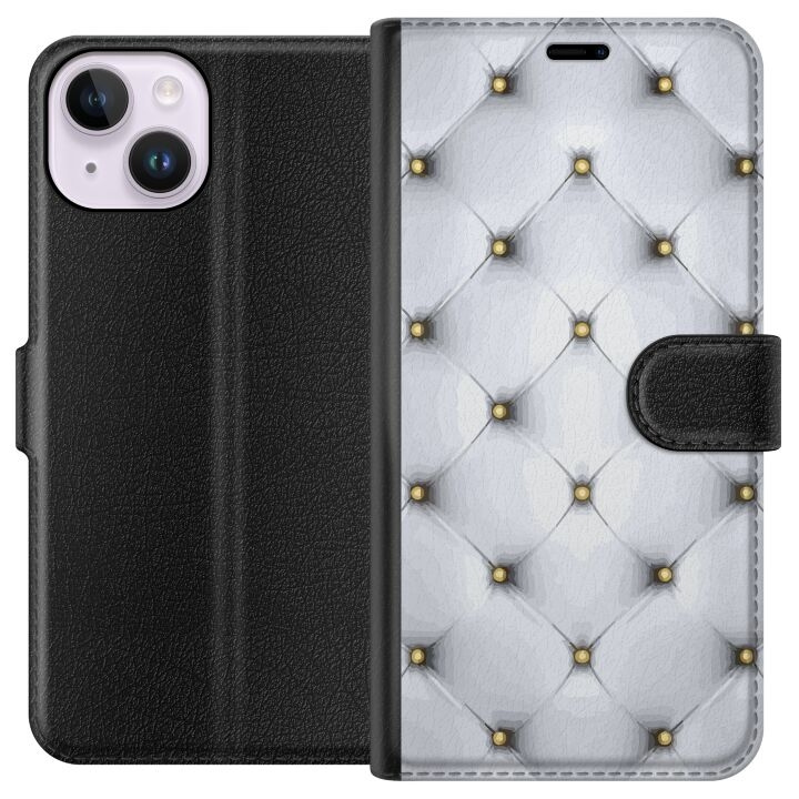 Portemonnee-hoesje voor Apple iPhone 14 met Luxe ontwerp in de groep SMARTPHONE & TABLETS / Mobielbescherming / Apple / iPhone 14 bij TP E-commerce Nordic AB (A50608)