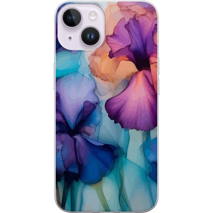 Mobiele hoes voor Apple iPhone 14 met Magische bloemen ontwerp in de groep SMARTPHONE & TABLETS / Mobielbescherming / Apple / iPhone 14 bij TP E-commerce Nordic AB (A50624)