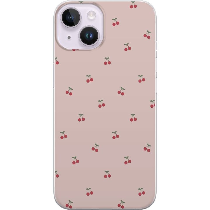 Mobiele hoes voor Apple iPhone 14 met Kersen ontwerp in de groep SMARTPHONE & TABLETS / Mobielbescherming / Apple / iPhone 14 bij TP E-commerce Nordic AB (A50628)