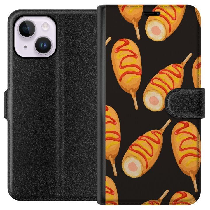 Portemonnee-hoesje voor Apple iPhone 14 Plus met Kippenpoot ontwerp in de groep SMARTPHONE & TABLETS / Mobielbescherming / Apple / iPhone 14 bij TP E-commerce Nordic AB (A50711)