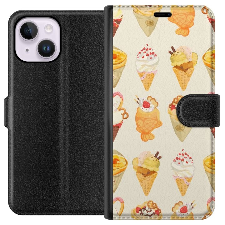 Portemonnee-hoesje voor Apple iPhone 14 Plus met Glasachtig ontwerp in de groep SMARTPHONE & TABLETS / Mobielbescherming / Apple / iPhone 14 bij TP E-commerce Nordic AB (A50713)