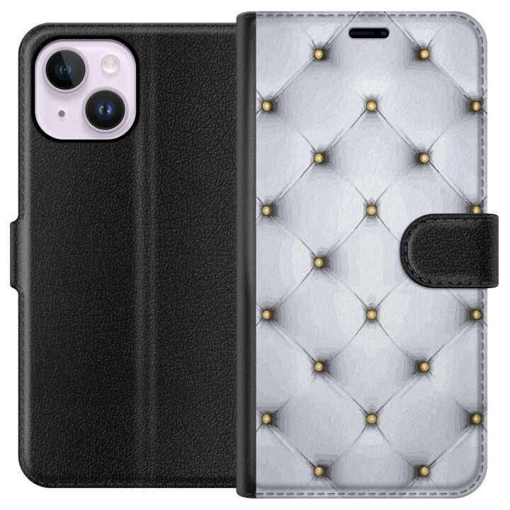 Portemonnee-hoesje voor Apple iPhone 14 Plus met Luxe ontwerp in de groep SMARTPHONE & TABLETS / Mobielbescherming / Apple / iPhone 14 bij TP E-commerce Nordic AB (A50716)