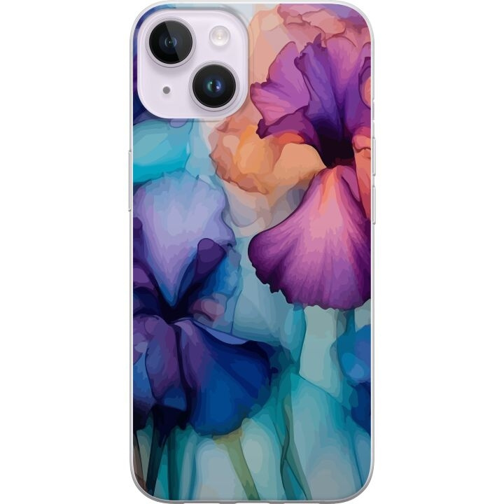 Mobiele hoes voor Apple iPhone 14 Plus met Magische bloemen ontwerp in de groep SMARTPHONE & TABLETS / Mobielbescherming / Apple / iPhone 14 bij TP E-commerce Nordic AB (A50732)