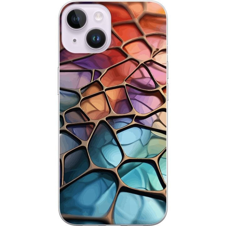 Mobiele hoes voor Apple iPhone 14 Plus met Metallic patroon ontwerp in de groep SMARTPHONE & TABLETS / Mobielbescherming / Apple / iPhone 14 bij TP E-commerce Nordic AB (A50739)