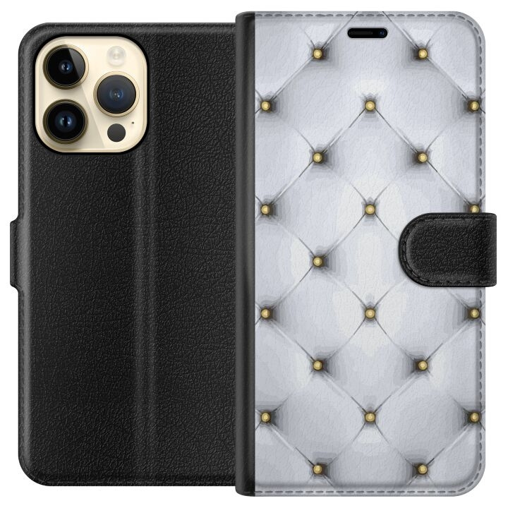 Portemonnee-hoesje voor Apple iPhone 14 Pro Max met Luxe ontwerp in de groep SMARTPHONE & TABLETS / Mobielbescherming / Apple / iPhone 14 bij TP E-commerce Nordic AB (A50770)