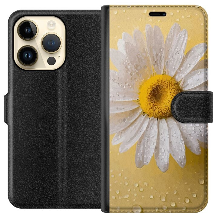 Portemonnee-hoesje voor Apple iPhone 15 Pro met Porseleinbloem ontwerp in de groep SMARTPHONE & TABLETS / Mobielbescherming / Apple / iPhone 15 bij TP E-commerce Nordic AB (A50864)