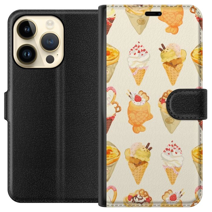 Portemonnee-hoesje voor Apple iPhone 15 Pro met Glasachtig ontwerp in de groep SMARTPHONE & TABLETS / Mobielbescherming / Apple / iPhone 15 bij TP E-commerce Nordic AB (A50875)