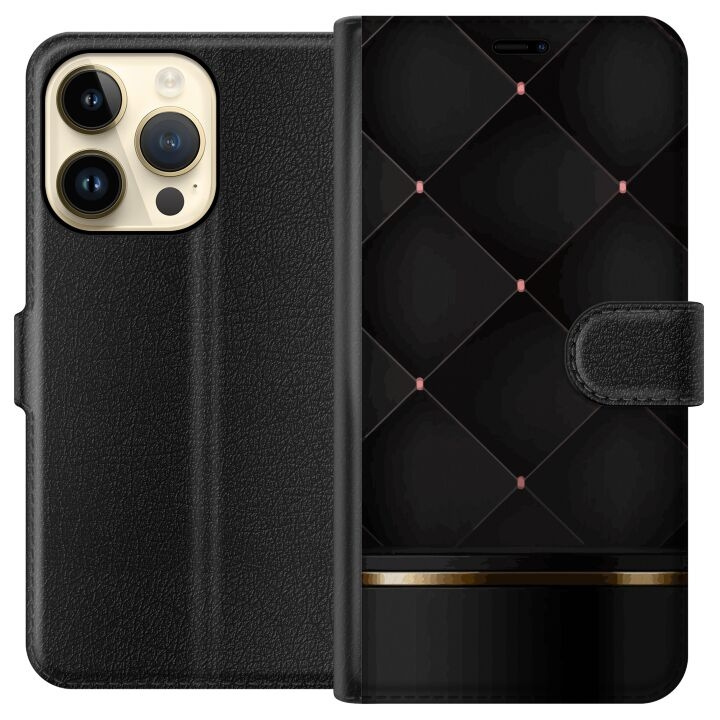 Portemonnee-hoesje voor Apple iPhone 15 Pro met Luxe lijn ontwerp in de groep SMARTPHONE & TABLETS / Mobielbescherming / Apple / iPhone 15 bij TP E-commerce Nordic AB (A50879)