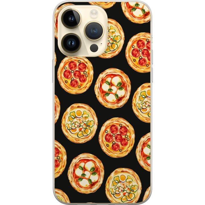 Mobiele hoes voor Apple iPhone 15 Pro Max met Pizza ontwerp in de groep SMARTPHONE & TABLETS / Mobielbescherming / Apple / iPhone 15 bij TP E-commerce Nordic AB (A51012)