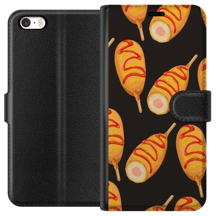 Portemonnee-hoesje voor Apple iPhone 5 met Kippenpoot ontwerp in de groep SMARTPHONE & TABLETS / Mobielbescherming / Apple / iPhone 5/5S/SE bij TP E-commerce Nordic AB (A51089)