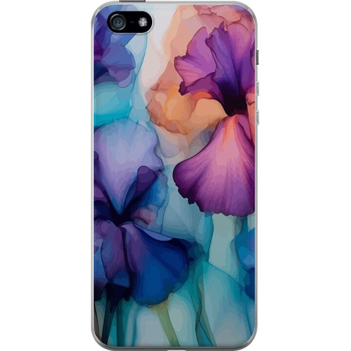 Mobiele hoes voor Apple iPhone 5 met Magische bloemen ontwerp in de groep SMARTPHONE & TABLETS / Mobielbescherming / Apple / iPhone 5/5S/SE bij TP E-commerce Nordic AB (A51110)