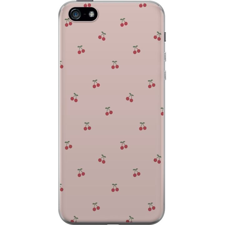 Mobiele hoes voor Apple iPhone 5 met Kersen ontwerp in de groep SMARTPHONE & TABLETS / Mobielbescherming / Apple / iPhone 5/5S/SE bij TP E-commerce Nordic AB (A51114)