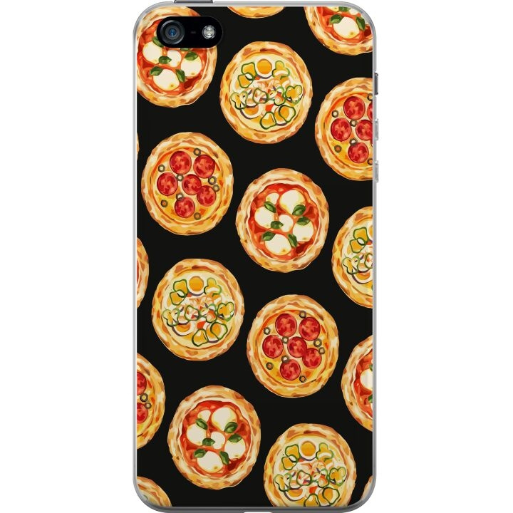 Mobiele hoes voor Apple iPhone 5 met Pizza ontwerp in de groep SMARTPHONE & TABLETS / Mobielbescherming / Apple / iPhone 5/5S/SE bij TP E-commerce Nordic AB (A51120)