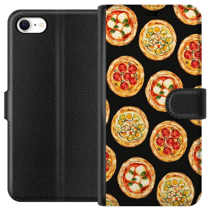 Portemonnee-hoesje voor Apple iPhone 6 met Pizza ontwerp in de groep SMARTPHONE & TABLETS / Mobielbescherming / Apple / iPhone 6/6S bij TP E-commerce Nordic AB (A51228)