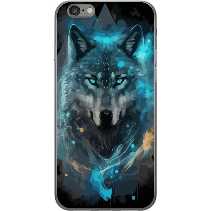 Mobiele hoes voor Apple iPhone 6 met Wolf ontwerp in de groep SMARTPHONE & TABLETS / Mobielbescherming / Apple / iPhone 6/6S bij TP E-commerce Nordic AB (A51247)