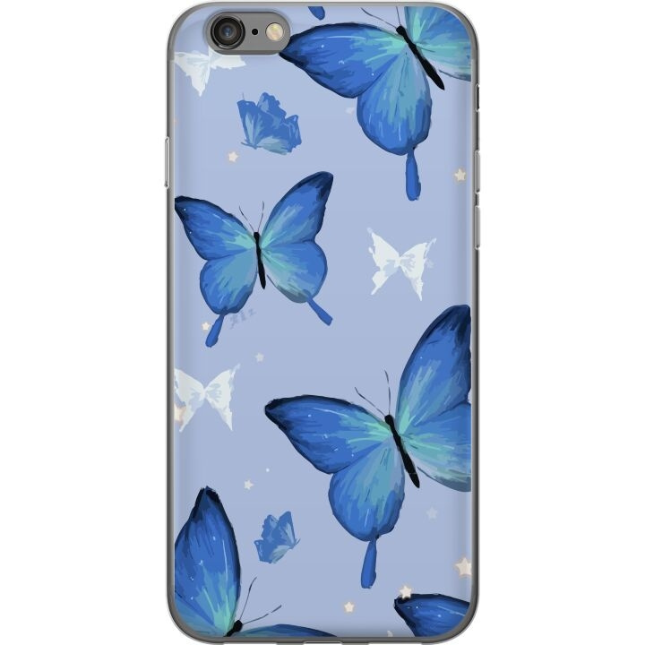 Mobiele hoes voor Apple iPhone 6 met Blauwe vlinders ontwerp in de groep SMARTPHONE & TABLETS / Mobielbescherming / Apple / iPhone 6/6S bij TP E-commerce Nordic AB (A51258)