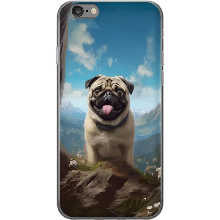 Mobiele hoes voor Apple iPhone 6 met Blije Hond ontwerp in de groep SMARTPHONE & TABLETS / Mobielbescherming / Apple / iPhone 6/6S bij TP E-commerce Nordic AB (A51260)