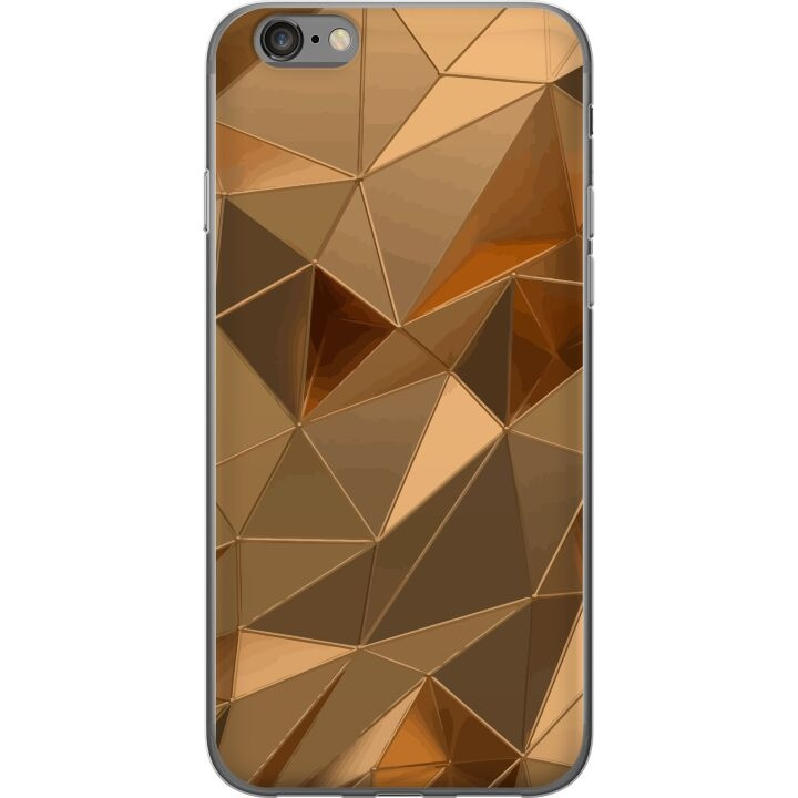 Mobiele hoes voor Apple iPhone 6 met 3D Goud ontwerp in de groep SMARTPHONE & TABLETS / Mobielbescherming / Apple / iPhone 6/6S bij TP E-commerce Nordic AB (A51266)