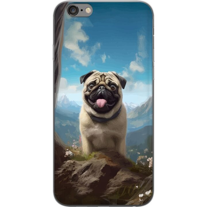 Mobiele hoes voor Apple iPhone 6 Plus met Blije Hond ontwerp in de groep SMARTPHONE & TABLETS / Mobielbescherming / Apple / iPhone 6 Plus/6S Plus bij TP E-commerce Nordic AB (A51287)