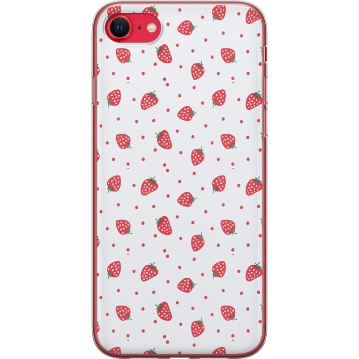 Mobiele hoes voor Apple iPhone 7 met Aardbeien ontwerp in de groep SMARTPHONE & TABLETS / Mobielbescherming / Apple / iPhone 7 bij TP E-commerce Nordic AB (A51421)