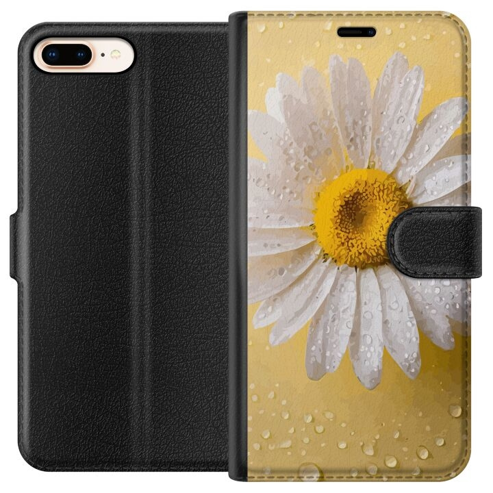 Portemonnee-hoesje voor Apple iPhone 7 Plus met Porseleinbloem ontwerp in de groep SMARTPHONE & TABLETS / Mobielbescherming / Apple / iPhone 7 Plus bij TP E-commerce Nordic AB (A51431)