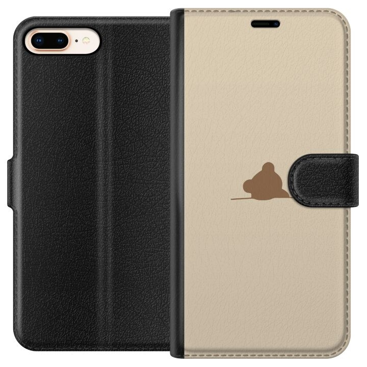 Portemonnee-hoesje voor Apple iPhone 7 Plus met Nalle ontwerp in de groep SMARTPHONE & TABLETS / Mobielbescherming / Apple / iPhone 7 Plus bij TP E-commerce Nordic AB (A51451)