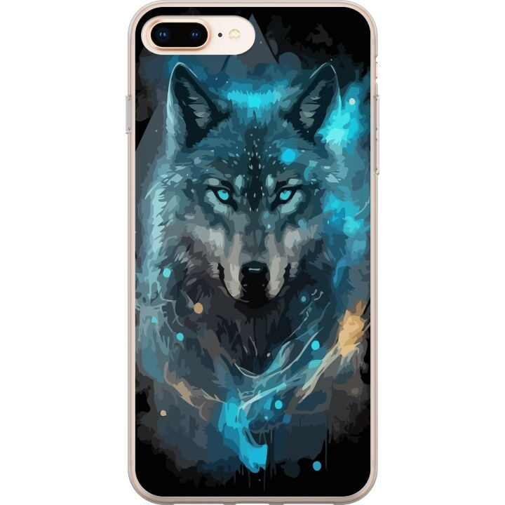 Mobiele hoes voor Apple iPhone 7 Plus met Wolf ontwerp in de groep SMARTPHONE & TABLETS / Mobielbescherming / Apple / iPhone 7 Plus bij TP E-commerce Nordic AB (A51463)