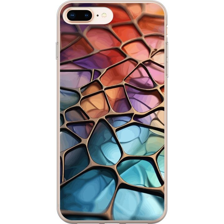 Mobiele hoes voor Apple iPhone 7 Plus met Metallic patroon ontwerp in de groep SMARTPHONE & TABLETS / Mobielbescherming / Apple / iPhone 7 Plus bij TP E-commerce Nordic AB (A51468)