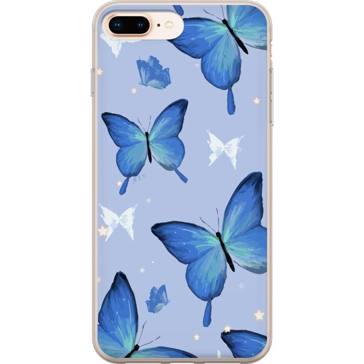 Mobiele hoes voor Apple iPhone 7 Plus met Blauwe vlinders ontwerp in de groep SMARTPHONE & TABLETS / Mobielbescherming / Apple / iPhone 7 Plus bij TP E-commerce Nordic AB (A51474)