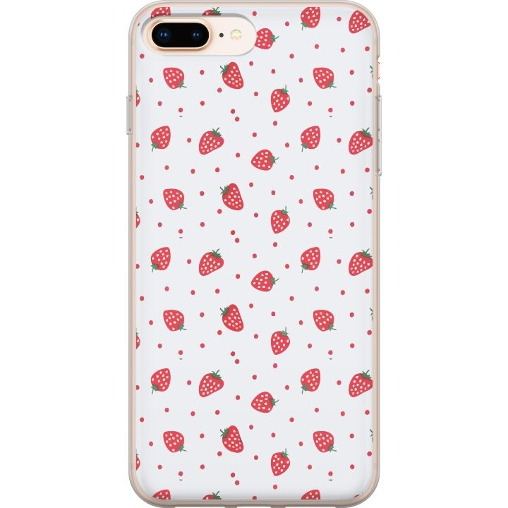 Mobiele hoes voor Apple iPhone 7 Plus met Aardbeien ontwerp in de groep SMARTPHONE & TABLETS / Mobielbescherming / Apple / iPhone 7 Plus bij TP E-commerce Nordic AB (A51475)